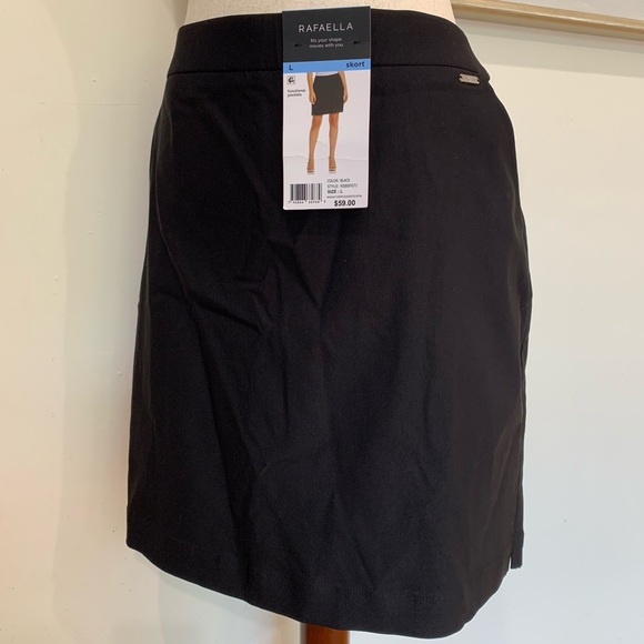 Rafaella Elegant Black Skort - Picture 1 of 12